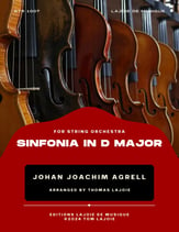 Sinfonia in D Major Orchestra sheet music cover